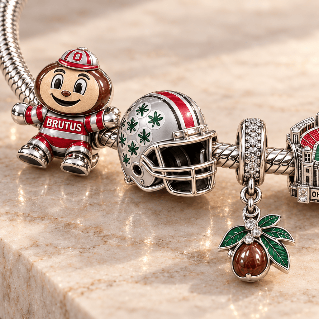 OSB Silver Charm Bracelet Set PTKL