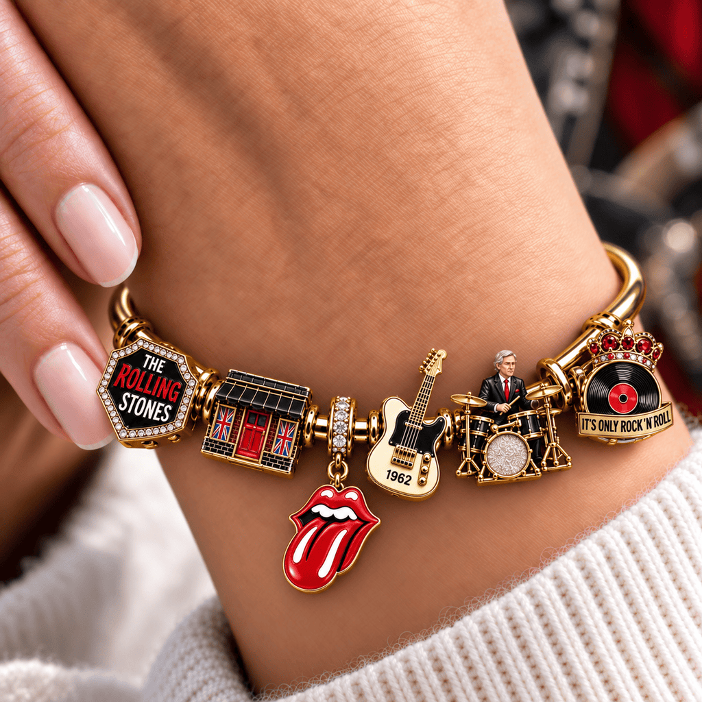 RLST Silver Charm Bracelet Set NTVA