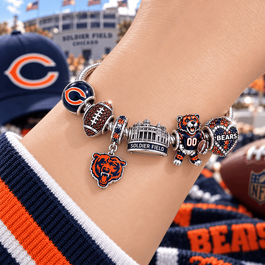 CCB Silver Charm Bracelet Set VTH