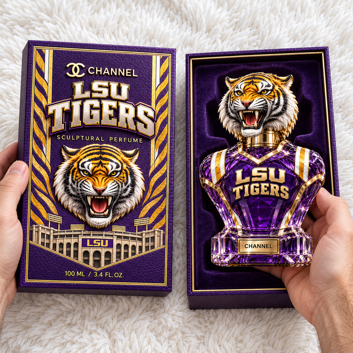 LSU Sculptural Perfume Collection NTVA