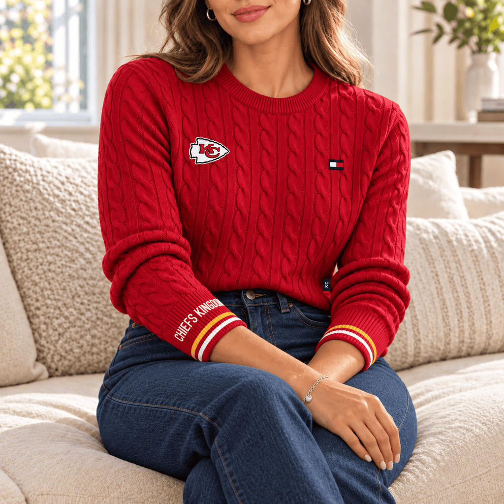 KCC PREMIUM Cable-knit Swrater NHVH