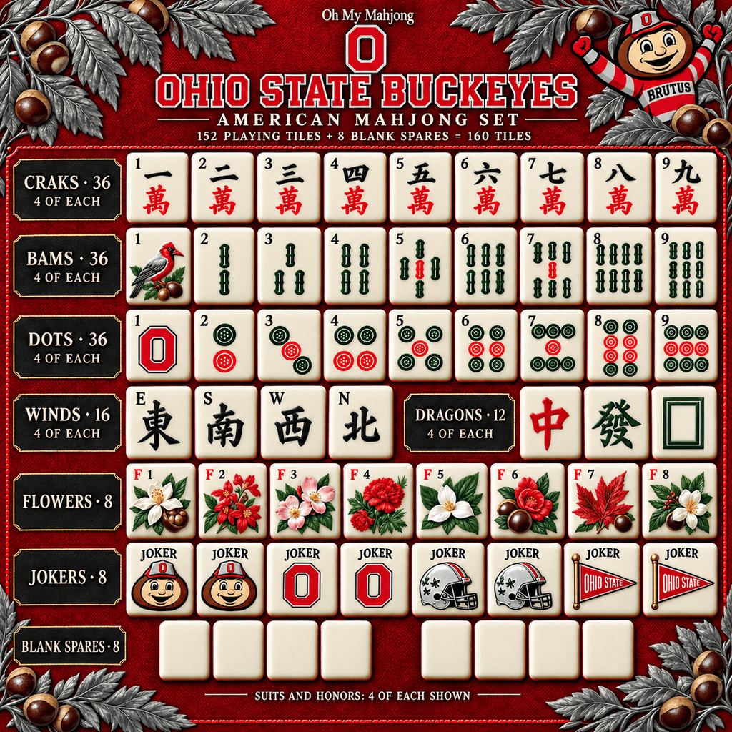 OSB Premium Mahjong Set Signature NHVH