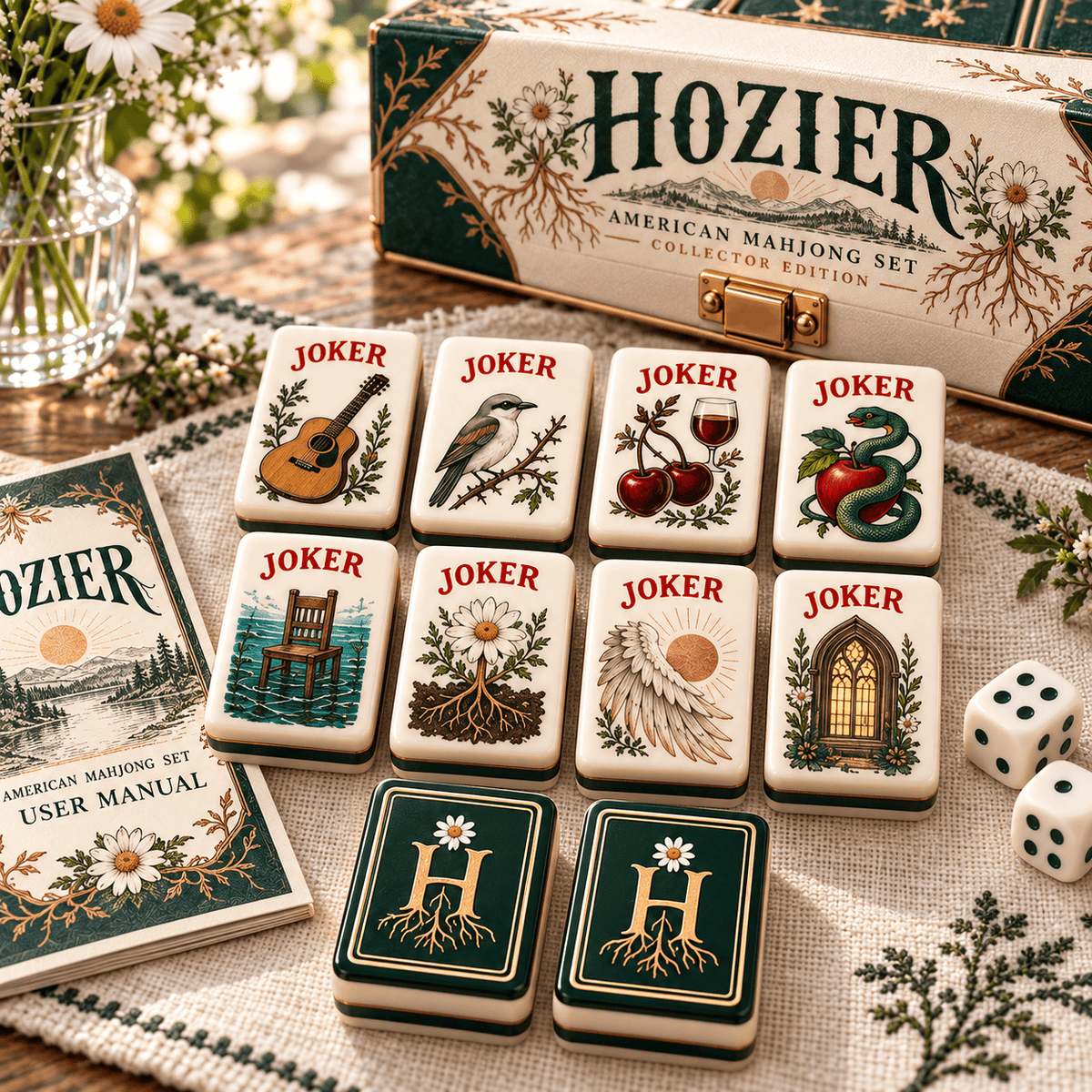 Premium HZR Mahjong Tiles Set TTMH