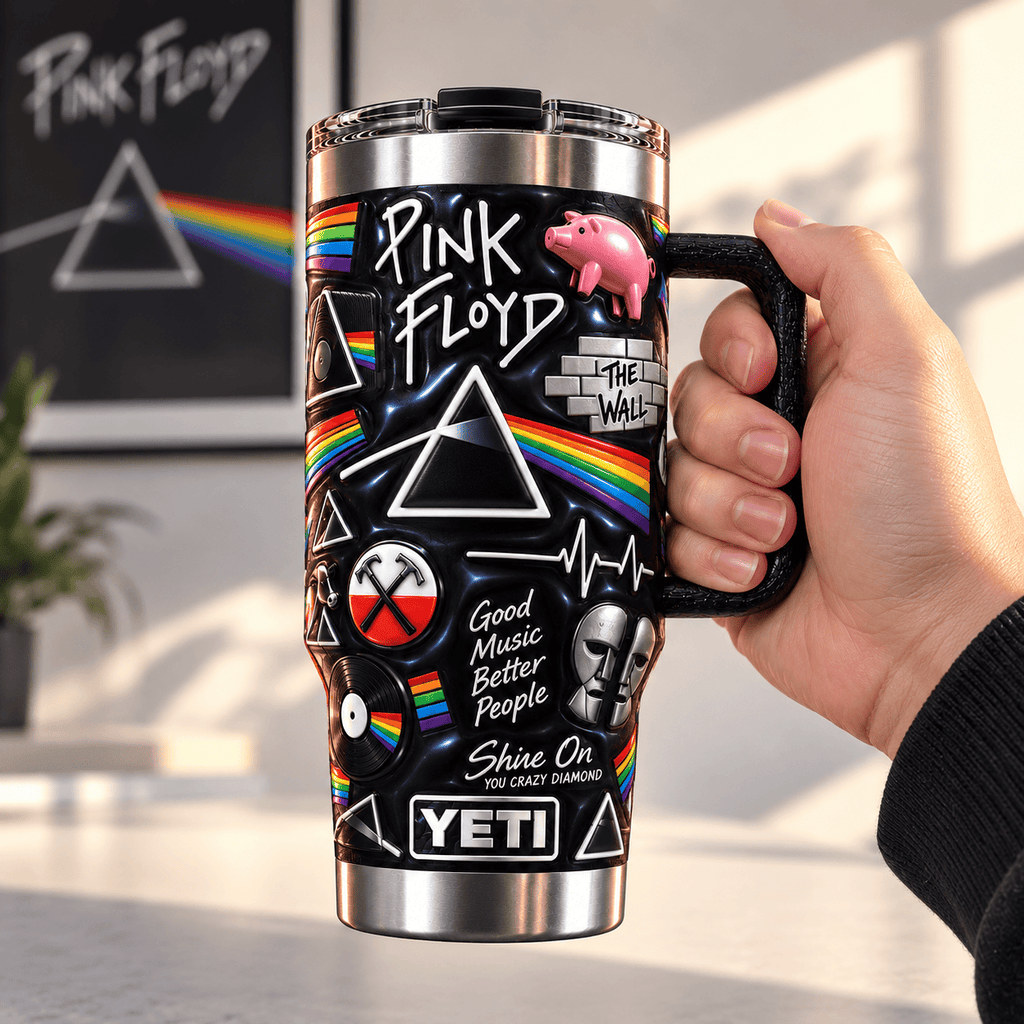 PFD 40oz Glossy 3D Relief Tumbler NTTB