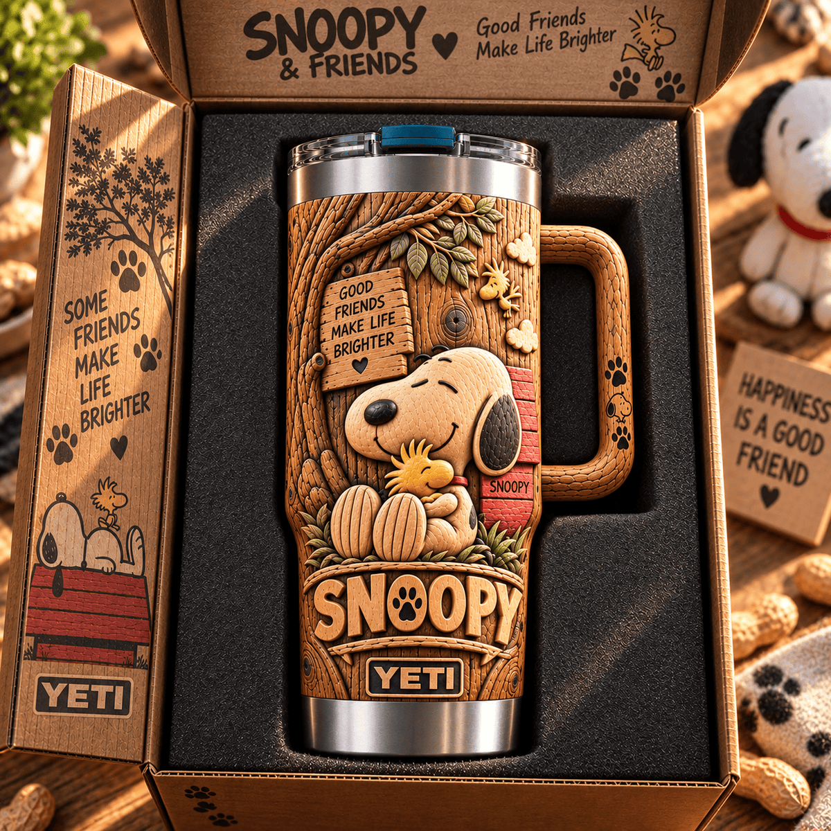 SPNY 40oz Woodgrain Relief Tumbler NTTB