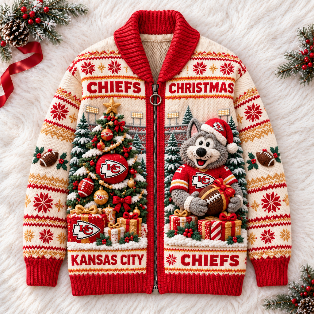 KCC WOOL ZIP CARDIGAN NPL
