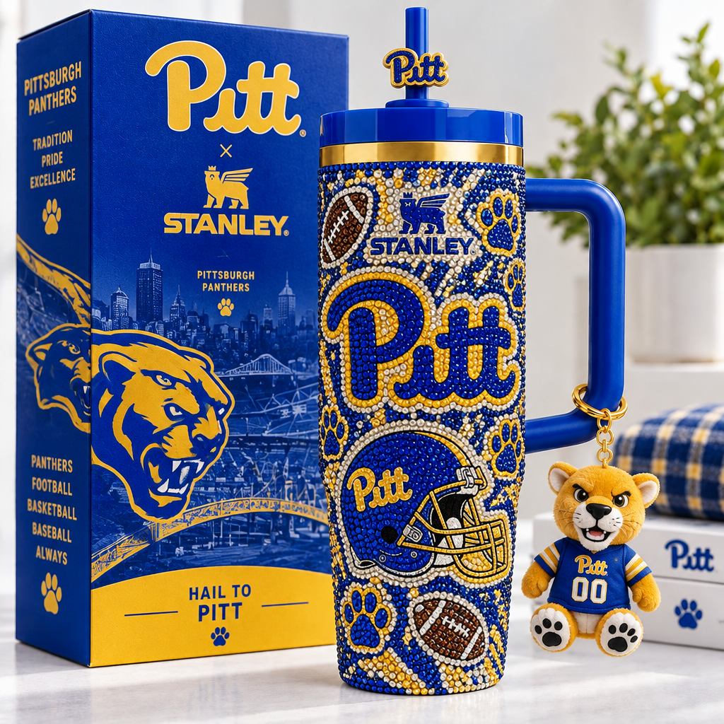 Pittsburgh Panthers 40oz Tumbler With Handle TTNL