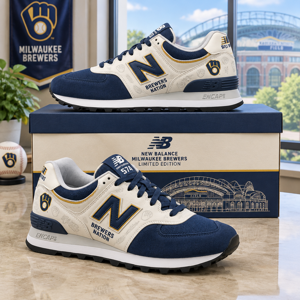 Milwaukee Brewers NB 574 SNEAKER